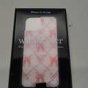 Wildflower Cases - Compatible with iPhone 13/14 | Protective Bumper, 6.5ft Drop Test Certified, Women Owned Small Business | Cute Trendy Coquette Pink Bows Ballet Slippers | On Pointe