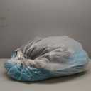 JOLLYVOGUE Calming Dog Bed Medium Size Dog, Anti-Anxiety Donut Medium Pet Bed, 31 inches Fluffy Faux Fur Round Cat Bed, Fits up to 45 lbs Pets (Aqua Blue)