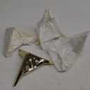 Set of 4 Legs for Furniture, 5 Inch Brushed Gold Furniture Legs, DIY Replacement Sofa Legs Feet, Modern Triangle Metal Table Legs for Cabinet Cupboard Couch Chair Dresser Risers (Medium)