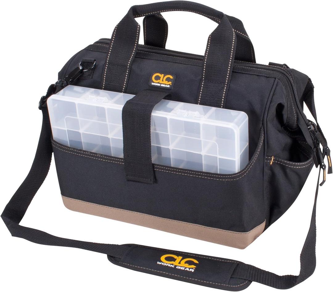 Custom Leathercraft1139 Large Traytote Tool Bag, No Size