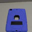 Grifobes for iPad 6th/5th Generation Cases 2018/2017, for iPad Air 2 Case 2014 9.7 inch, Heavy Duty Shockproof Rugged Protective i Pad 5 6 Gen 9.7" Case with Stand (Blue+ Black)