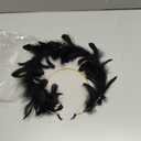 mdgfge Halloween Mary Halo Black Feather Headband Gothic Vintage Headpiece Lolita Ballet Style Swan Hair Accessories for Women Cosplay Masquerade Wedding Party Supplies