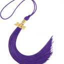 2026 Tassel Graduation 9 Inch Grad Cap Tassel with 2026 Gold Charm Graduations Tassel for High School College University Graduation Ceremony Decorations (1, Purple)