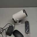 [Built-in Apps & 2026 Upgraded] Mini Projector with WiFi 6 and Bluetooth 5.4 Support 4K 1080P Auto Keystone 180° Rotatable Projector Portable Compatibile with HDMI/TV Stick/Memory Stick/Laptop, White