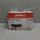 Homemate Heated Blanket Electric Throw - 50"x60" Heating Blanket Throw 1/2/4/6/8 Hours Auto-Off 10 Heat Level Over-Heat Protection Flannel Sherpa ETL Certification (01 - Light Grey)