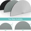 Changshade Arch Window Shades Blackout,Half Moon(Radius: 24") Blackout Pleated Window Shades, Half Circle No Drill Cellular Shades for Windows, Easy Cut and Install, 24"*48"-1pcs