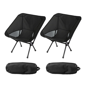 Wind Tour Portable Camping Chair Foldable Outdoor Chair for Hiking Camp Backpacking Lawn Beach Fishing Picnic with Carry Bag (Black-2)
300+ bought in past month