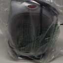 Amazon Basics Oscillating Ceramic Portable Indoor Space Heater, Fast Heating Technology, Overheat and Tip-Over Protection, Adjustable Thermostat, 1500W, 7.52"D x 6.34"W x 9.45"H, Silver