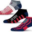 For Bare Feet NHL Unisex Stripe Stack 3 Pack (M)