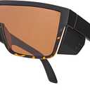 INTETEKZ87 Safety Sunglasses UV400 Polarized Protective Eyewear Impact Resistant Wraparound Work Glasses for MenWomen