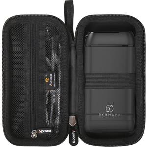 Aproca Black Hard Travel Storage Case, for SYNHOPE Water Flosser [Mini Cordless Portable] Oral Irrigator Water Teeth Cleaner Pick