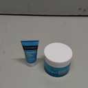 Neutrogena Hydro Boost Skincare Set, Hydro Boost Water Cream Face Moisturizer for 72-Hour Hydration, 1.7 Fl Oz, & Hydro Boost Hydrating Gel Facial Cleanser Trial Size, 0.5 Fl Oz, 2 Pack, Clear