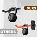 Sinoer 10-Inch Heavy Duty Steel Tire Rack Wall Mount (4-Pack) Anti-Slip Garage Tires Hooks for Tire, Wheel, Ladder, Bike & Tool Storage Garage Organization Hanger with Screws & Anchors, Black