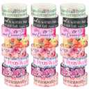 Janlaugh 24 Rolls Christian Washi Tape Gifts Bulk Religious Inspirational Scripture Supplies Bible Verse Washi Tape for Bible Journaling Study Crafting Spring DIY Gifts (0.6 Inch)