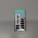 Black Press On Nails Almond - BTArtbox Short Press On Nails with Nail Glue, Fit Perfectly & Natural Reusable Stick On Nails in 16 Sizes - Soft Gel Glue On Nails Kit, Black Velvet