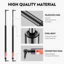 2 Pcs Rear Hatch Tailgate Lift Supports Gas Spring For 2001 - 2007 Dodge Grand Caravan Chrysler Town & Country Voyager