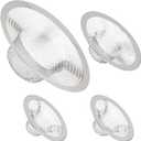 Juvale Stainless Steel Sink Drain Strainer - Mesh Kitchen Sink Strainer - Anti-Clogging Wire Mesh Screen - Pack of 4, 4.3 in, 2.8 in, 2.1 in
