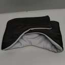 Sleep Mask, Eye Mask for Sleeping with Heads Adjustable, Earmuffs for Sleep for Men & Women, 2 in 1 Ear Mask and Blindfold, Soft Dual-Sided All-Season Eye Cover for Side Sleepers (Black)