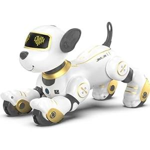 SONOMO Remote Control Robot Dog Toy for Kids, Programmable Robotic Puppy, Smart Interactive Stunt Robot Dog Toy for Kids 3-8 Year Gift
