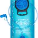 EVERFUN Hydration Bladder 2L/3L Water Reservoir for Hiking Backpack, Leak Proof Water Bladder with Detachable Hose & High Flow Ergonomic Bite Valve, Water Pouch for Cycling, Running