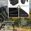Winter Gloves Women Men Cold Weather Touch Screen 3-Layers Liner Glove for Running, Cycling, Biking, Hiking, Driving
