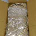 HOHIYA Christmas Ornament Display Stand 4 Pack 9.5" Gold Twist Wire Holders for 150mm/6inch Glass Terrarium Air Plant Halloween Xmas and Easter Decorations