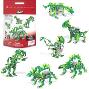 K'NEX Dynamic Dinos 6-in-1 Building Set - STEM Building Kit, Kid Construction, Creative Play Toy Ages 8+