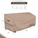ULTCOVER Waterproof Outdoor Sofa Cover - Heavy Duty Patio Bench Covers 86W x 30D x 35H inch