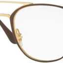 Ray-Ban RX6377 - 2905 Eyeglass Frame GOLD/SHINY BROWN W/ DEMO LENS 50 mm