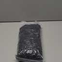 6.1FT Black Table Cloth - 2 Pack Fitted Stretch Rectangle Spandex Tablecloth, Washable Table Cover for Party, Picnic, Wedding, Banquet, Birthday and Festival(30" x 72")