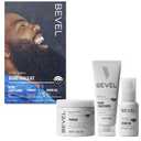 Bevel Mens Beard Grooming Kit - Includes Beard Conditioner, Hair Nourishing Pomade, and Beard Oil to Soften, Hydrate and Strengthen Beard and Reduce Skin Irritation and Redness
