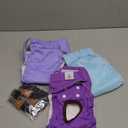 CuteBone Dog Diapers Female Washable Small Medium Large 3 Pack Reusable Doggie Diapers Puppy Period Pants for Doggy Heat Cycle Peeing