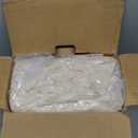 Amlie Home Tufted Boho Comforter Set Queen Size, 3 Pieces Soft Textured Bed Set, Lightweight Breathable Comforter for All Seasons, Farmhouse Shabby Chic Jacquard Bedding, Cozy Gift for Women, Beige (Queen (90"x90"))