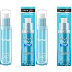 Neutrogena Hydro Boost Hydrating Hyaluronic Acid Serum, Oil-Free and Non-Comedogenic Face Serum Formula for Glowing Complexion, Oil-Free & Non-Comedogenic, 1 fl. oz (Pack of 2)