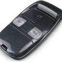 Front LED Overhead Console Assembly Fit for Dodge Ram 1500 2500 3500 1998-2002 Cab Interior Ceiling Dome Reading Light Map lights Lamp Replaces # SN96TL2AA SN94TL2AA L0021202 5013609AA (Carbon fibre)