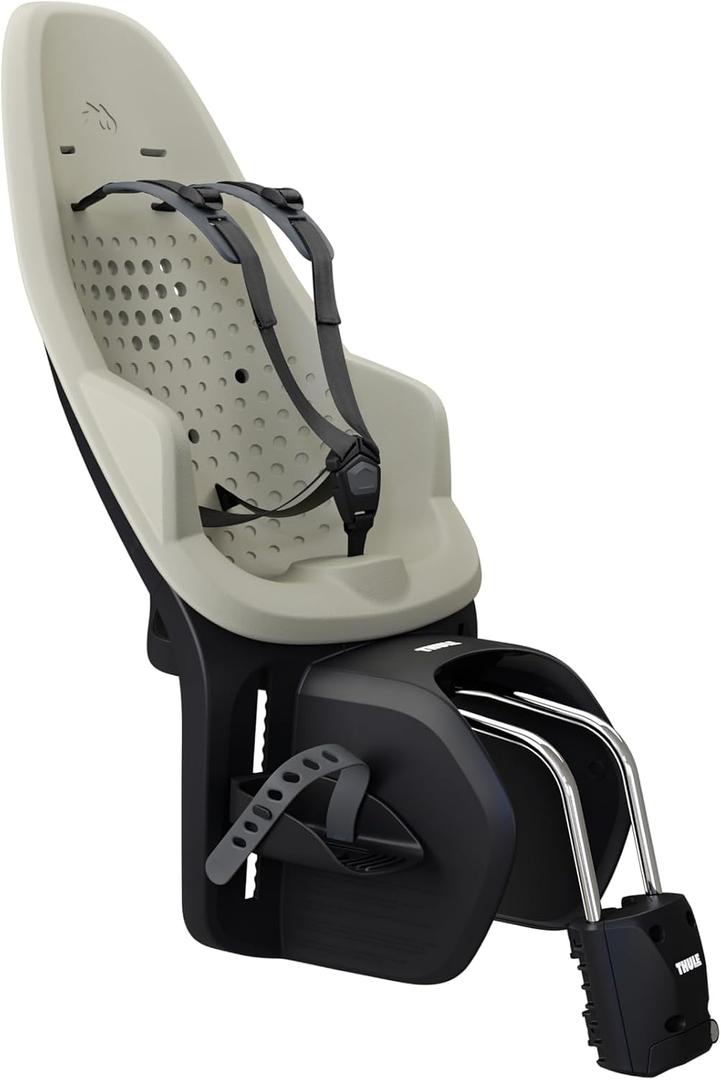 Thule Yepp 2 Mounted Child Bike seat, Adjustable footrests, 5-Point Harness and Easy to Mount Design
