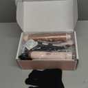 5 in 1 Wand Curling Iron-Curling Wand Set with Hair Straightener, 3 Barrels Hair Crimper Iron, 3 Ceramic Curling Irons (0.35 "-1.25"), 2 Temps Fast Heat Hair Curler Waver with Glove & Clip-Light Pink