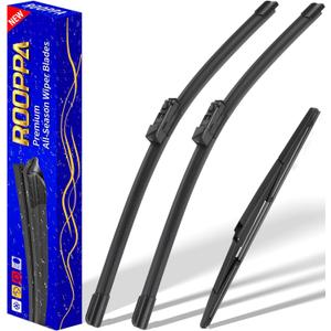 3 Wipers Replacement for 2016-2021 2022 2023 Toyota Prius, Windshield Wiper Blades Original Equipment Replacement - 28"/16"/16" (Set of 3)