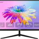 27 Inch 4K UHD (3840x2160) Monitor, Dual Mode 4K@60Hz/2K@144Hz, IPS Panel, Borderless Design, HDR400, 99% sRGB, Work & Gaming Monitor for Designers, Office, and PC Gaming with HDMI DP Type-c
