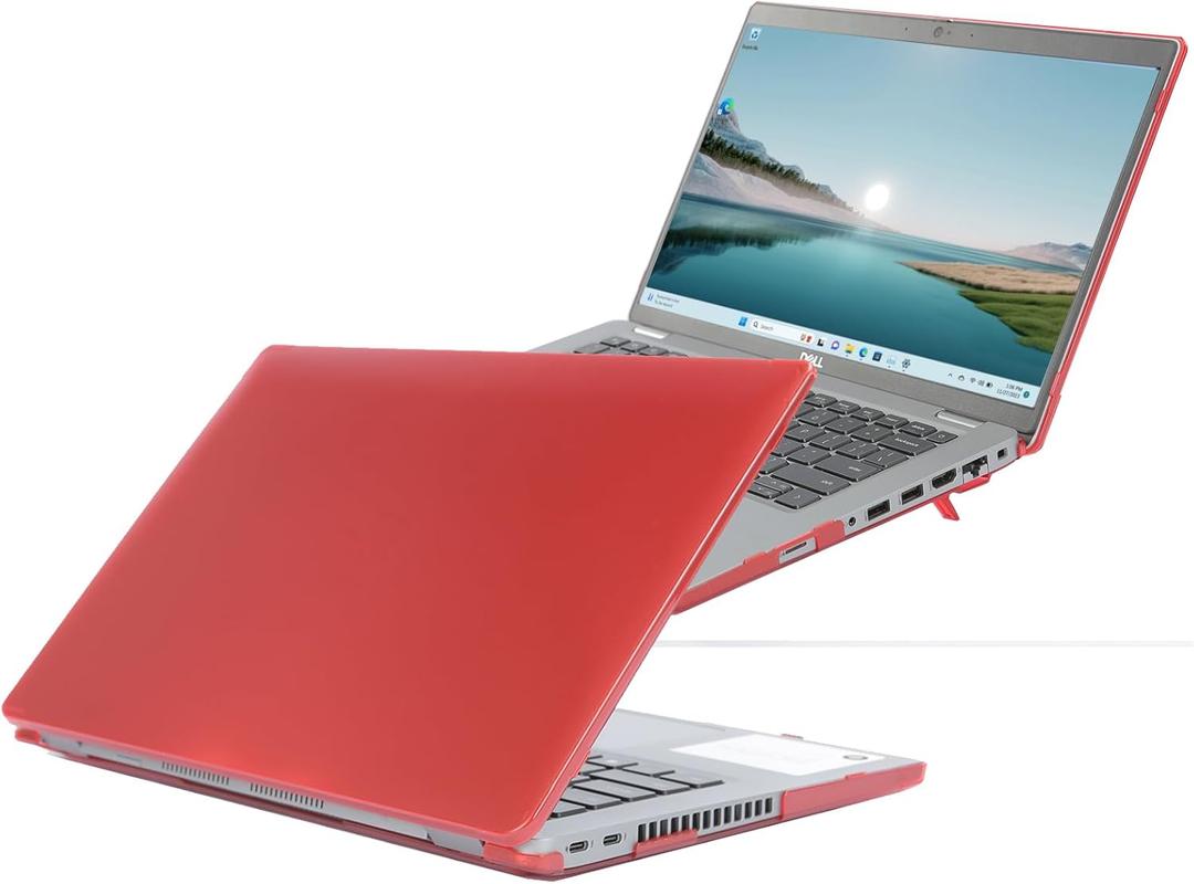 mCover Case ONLY Compatible for 20232024 14" Dell Latitude 5440 5450 Series/Precision 3480 3490 Series Windows Notebook Computer (NOT Fitting Any Other Dell Models) - Red