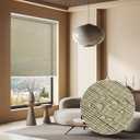Roller Window Shades Light Filtering Window Shade Roll Up and Down Blinds for Porch Patio Indoor Outdoor Easy to Install(41" W x 72" H, Beige)