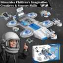 Jumbo Space Toys with Space Shuttle, Fighters, Tanks, Exploring Vehicle, Educational Learning Toys for Kids Ages 3-12 (ASTM Certified)