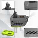 V10 Adapter for Ryobi 18V Lithium Battery Convert to for Dyson V10 SV12 Animal Absolute Motorhead Fluffy Total Cordless Stick Vacuum Cleaner (only Adapter)