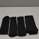 4 Pairs Wide Diabetic Socks for Swollen Feet, Lymphedema & Edema Relief, Non-Binding Calf Socks for Men & Women (One Size)