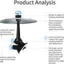 2 x Mini Car Cymbal Air Vent Clip  Universal Car Drum Cymbal Ornament, Fun Musical Car Accessory Gift for Drummers & Music Lovers (Silver)