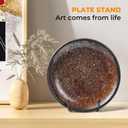 3 x Bilillo Plate Stands for Display - 4.5 Inch Plate Holder + Metal Frame Stand for Picture, Decorative Plates, Books, Photos, Easel (1 Pack)