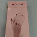 KnowU Silicone Nail Practice Hand, Acrylic Nails Manicure Model, Durable Nail Training Mannequin for Beginners and Professionals, Brown