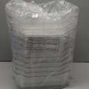 Tiawudi 12 Pack Plastic Storage Bins, Multi-Use Organizer Bins, Pantry Organizer, Clear Storage Containers for Home, Kitchen, Office, Cabinet, Shelf and Fridge Organization