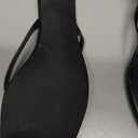 STUNAHOME Womens Kitten Heel Thong Sandals with Memory Foam Cute Flip Flop Heels for Women 1.4 Inches (8, Black)