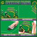 3 Pcs Green Hero Birthday Party Supplies Super Theme Birthday Tablecloths Cartoon Green Hero Table Covers for Kid City Cityscape Theme Bday Baby Shower Table Party Decoration 54 x 108 Inch